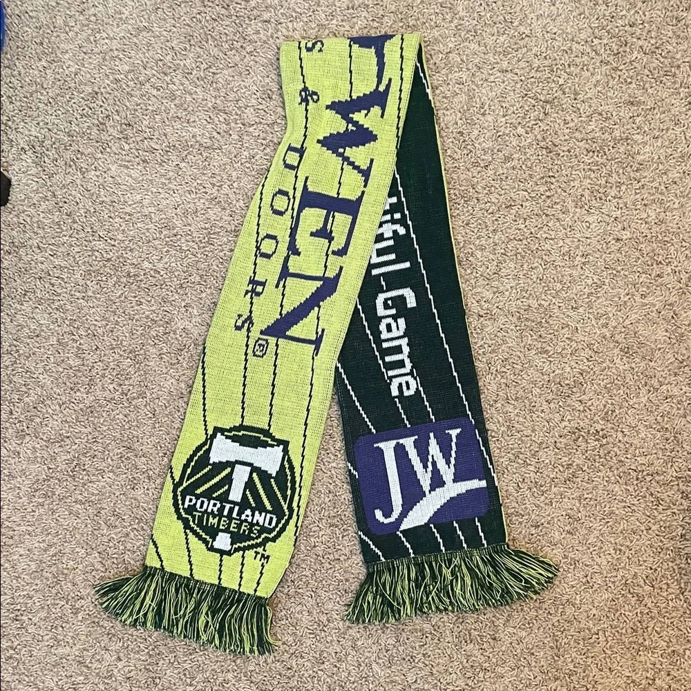 Portland Timbers Green and Blue Scarf